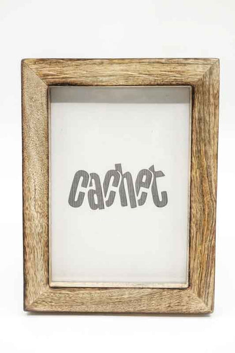 Picture frame, dark mango wood, 15.5x20.5cm