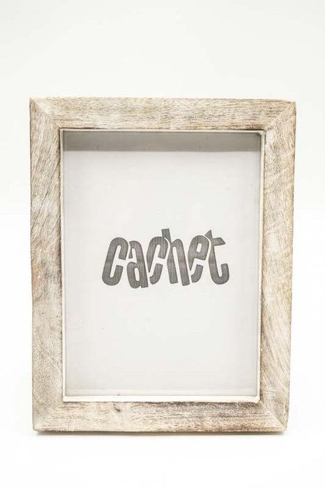 Photo frame light mango wood 18.5x23.5cm