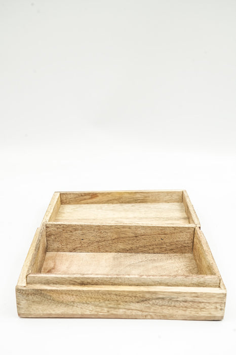Box Mango Wood "Sun Moon" medium 21.5x14x7cm
