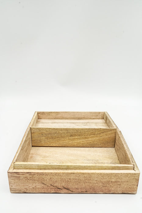 Boîte en bois de manguier « Arbre de vie » grande 25x17,75x9cm