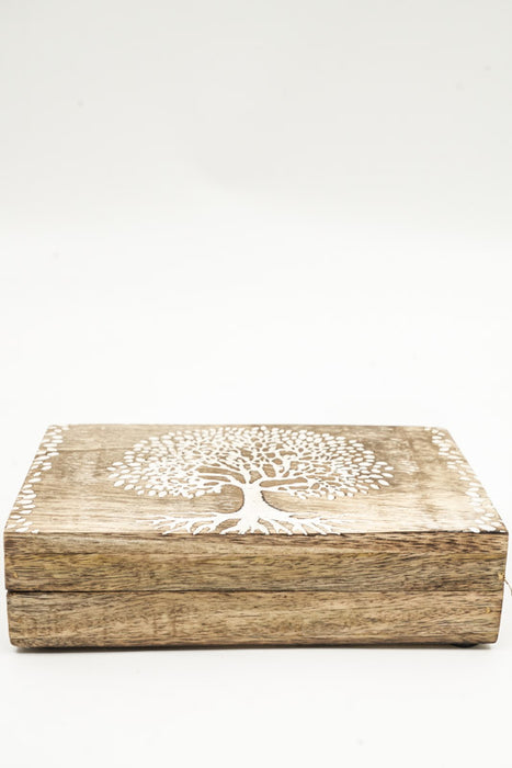 Box Mangoholz "Tree of Life" klein .75x10x3.5cm