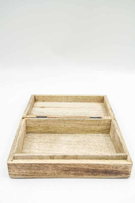 Mango wood box "Zari" medium 21.5x14x7cm