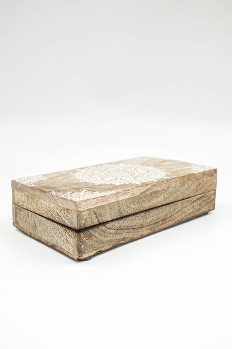 Box Mango wood "Zari" small 17.75x10x3.5cm