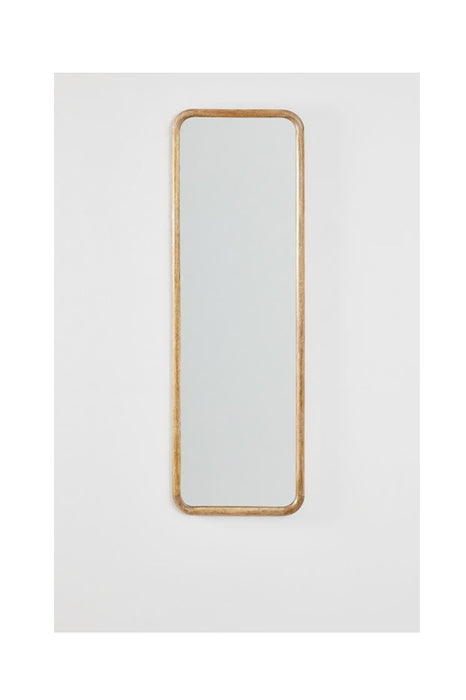 Spiegel Mangoholz rechteckig mit abgerundeten Ecken 115x35x2.5cm