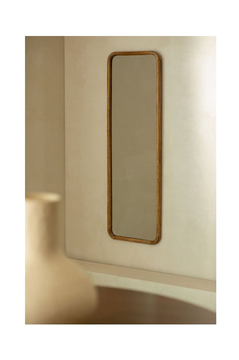 Spiegel Mangoholz rechteckig mit abgerundeten Ecken 115x35x2.5cm