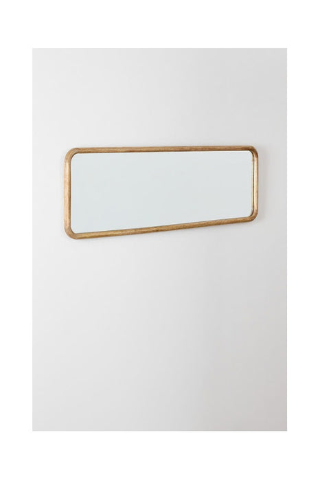 Spiegel Mangoholz rechteckig mit abgerundeten Ecken 115x35x2.5cm
