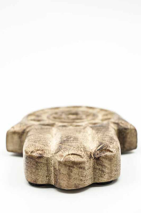 Räucherstäbchenhalter Mangoholz Hamsa 15x2x12 cm