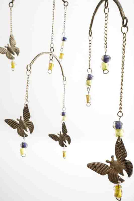 Hanging Decorative Flies with Glass Beads