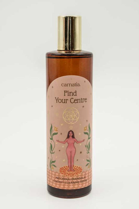 Room Spray 100ml "Find your Center" - Patchouli Mandala - Energy Clearing Spray