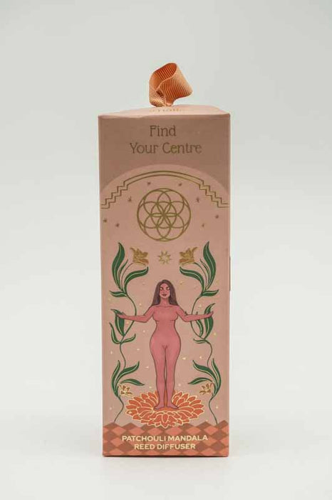 Diffuser 30ml "Find your Center" - Patchouli Mandala - Reed Diffuser
