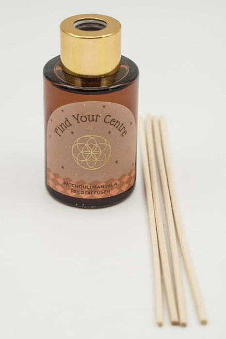 Diffuser 30ml "Find your Center" - Patchouli Mandala - Reed Diffuser