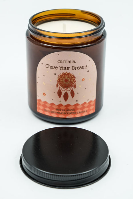 Duftkerze Chase your Dreams - Iris Illusion, 200gr, 100% Sojawachs