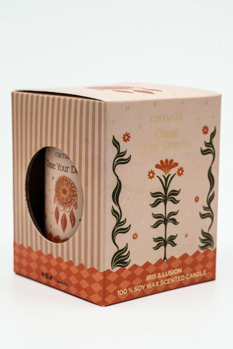 Duftkerze Chase your Dreams - Iris Illusion, 200gr, 100% Sojawachs