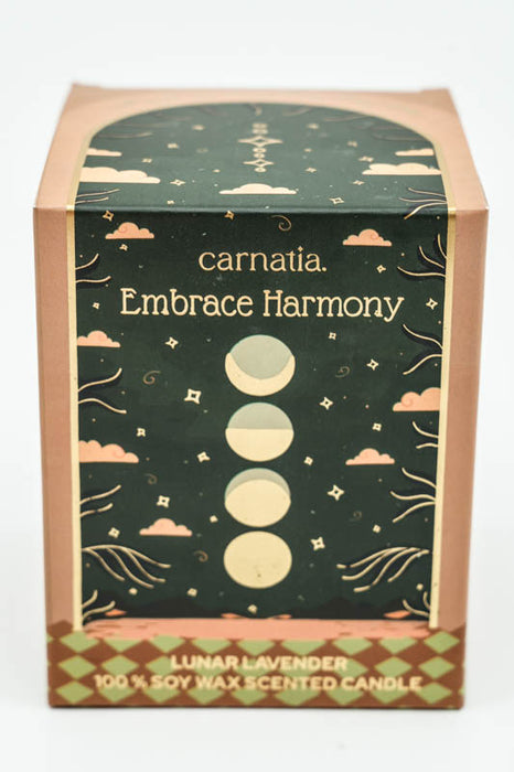 Bougie parfumée Embrace Harmony - Lavande lunaire, 200 g, 100 % cire de soja