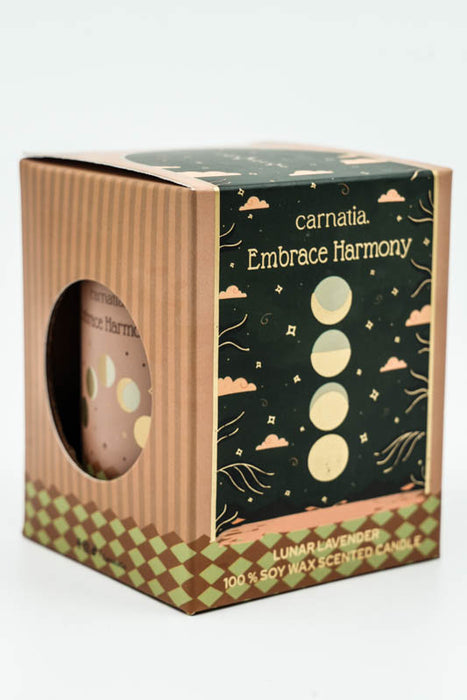 Bougie parfumée Embrace Harmony - Lavande lunaire, 200 g, 100 % cire de soja