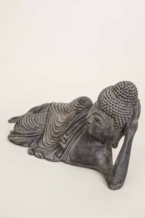 Buddha schlafend schwarz 60cm