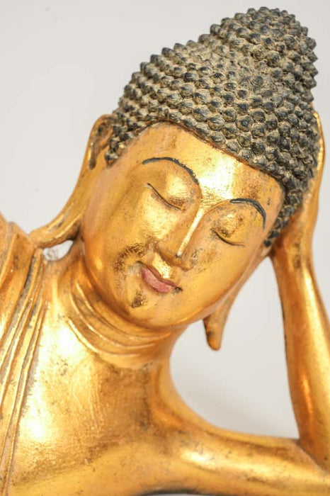 Buddha schlafend goldfarben 60cm