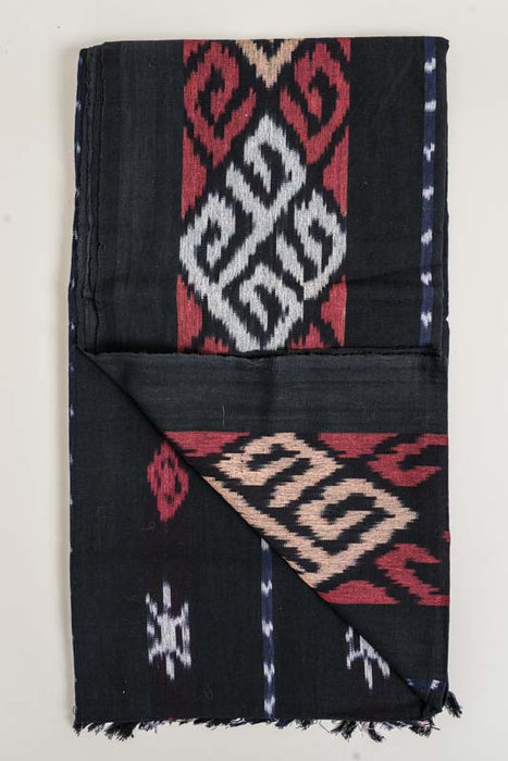 Decke Sumba schwarz/rot/weiss/multicolor 120x240cm