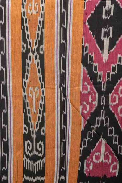 Decke Sumba ocker/schwarz/rot/multicolor 120x240cm