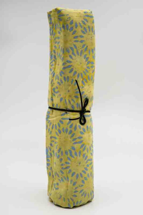Sarong Batik gelb/hellblau 110x160cm
