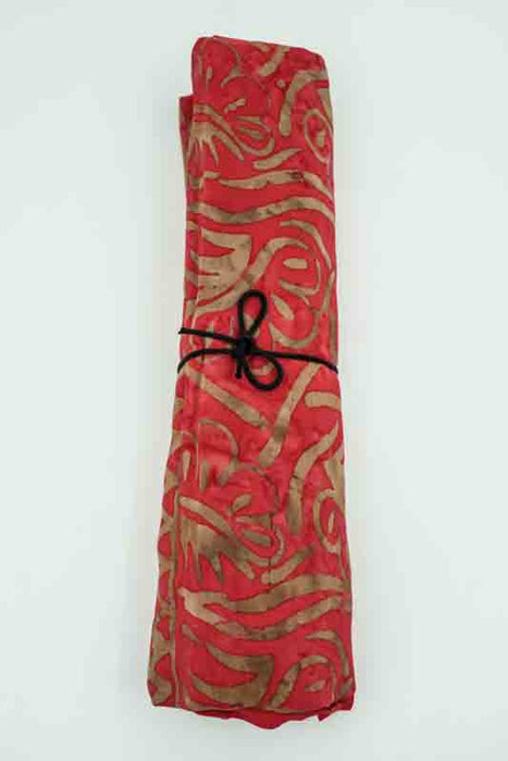 Sarong Batik rot/goldfarben 110x160cm