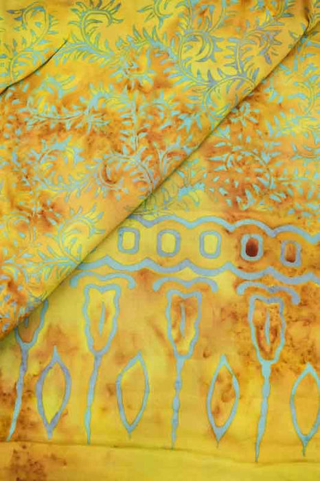 Sarong Batik gelb/rot/multicolor 110x160cm
