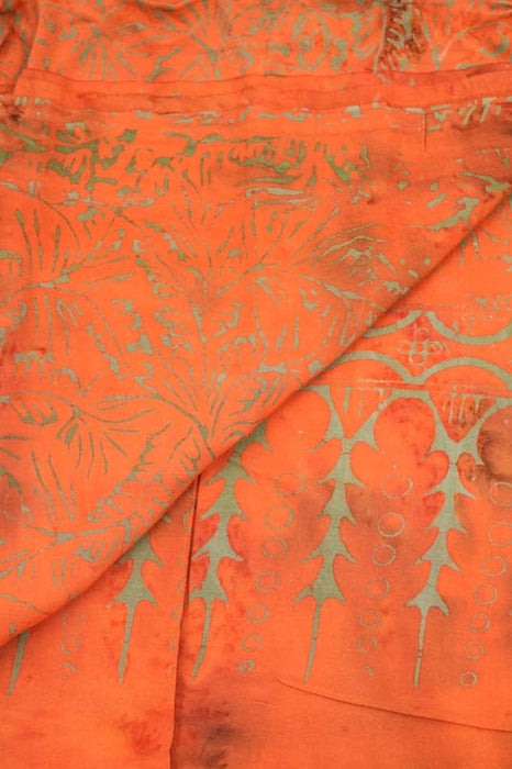 Sarong batik orange/or 110x160cm