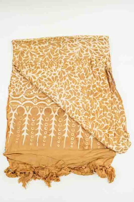 Sarong batik ocre/beige 110x160cm