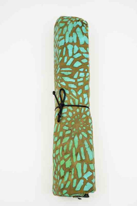 Sarong batik olive/vert clair/multicolore 110x160cm