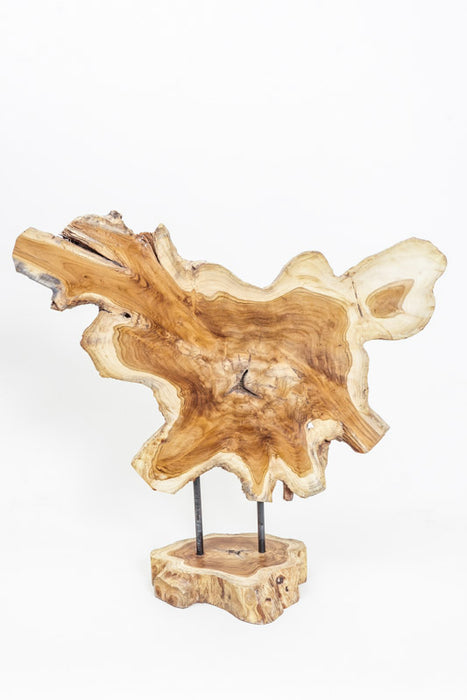 Decorative teak wood stand 35x65 cm