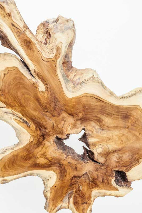 Decorative teak wood stand 35x65 cm