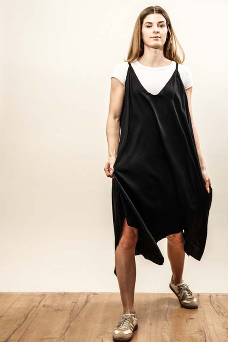 Black spaghetti strap dress - One Size