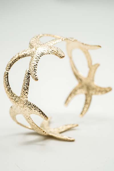 Bracelet, wide, gold-plated, ornate