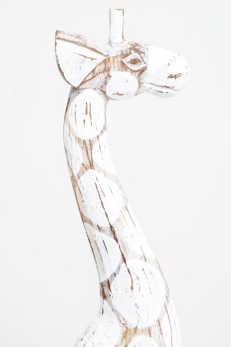Giraffe white wash 60cm