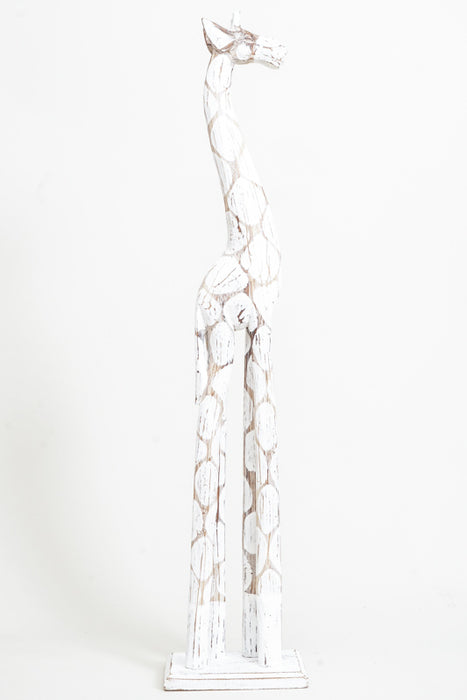 Giraffe white wash 80cm