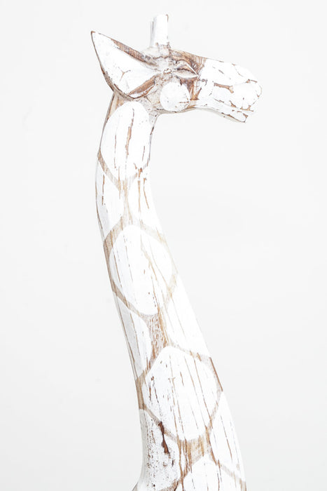 Giraffe white wash 80cm