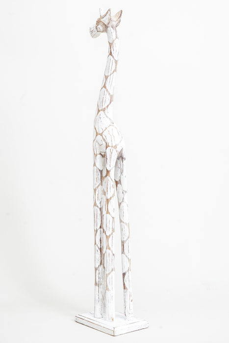 Giraffe white wash 80cm