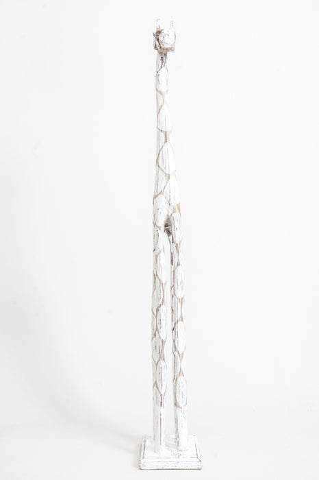 Giraffe white wash 80cm