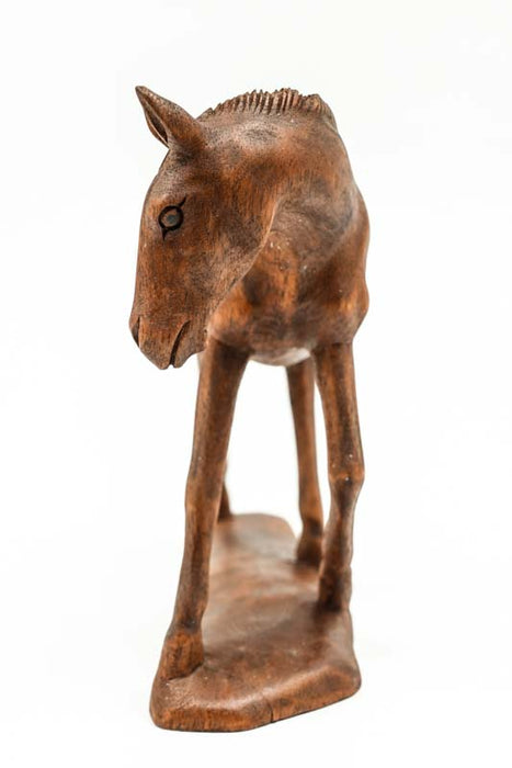 Decorative horse, Suar wood, 20cm