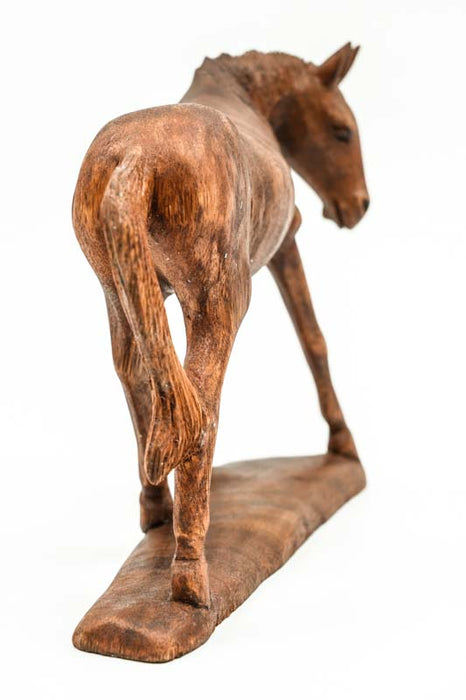 Decorative horse, Suar wood, 20cm