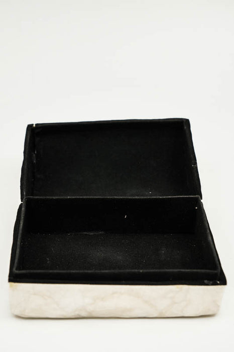 Jewelry box decorated with shells, large, 13x9x7cm