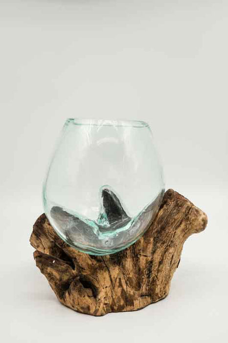 Decorative Glass on Wood 20cm