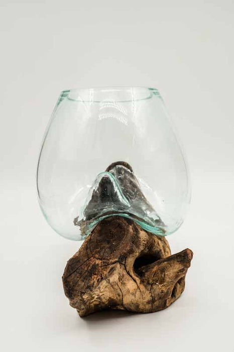 Decorative Glass on Wood 20cm