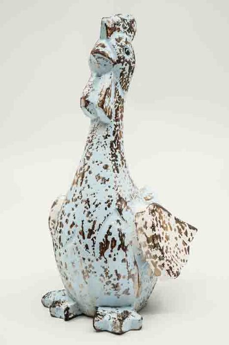 Decorative chicken, antique green, 25cm