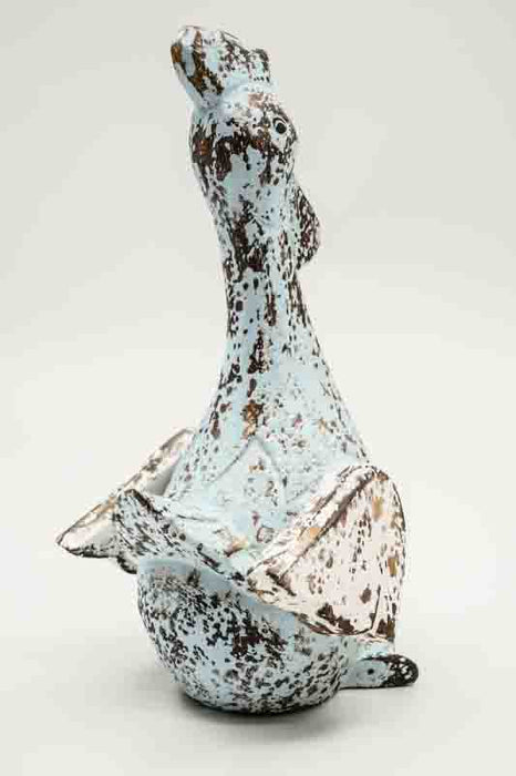 Decorative chicken, antique green, 25cm