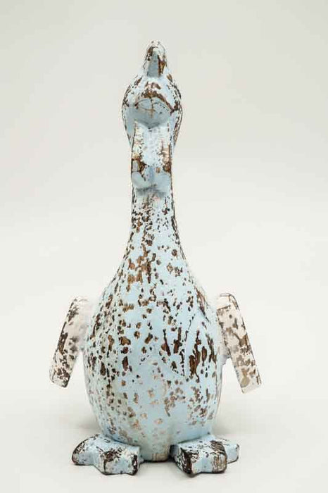 Decorative chicken, antique green, 25cm