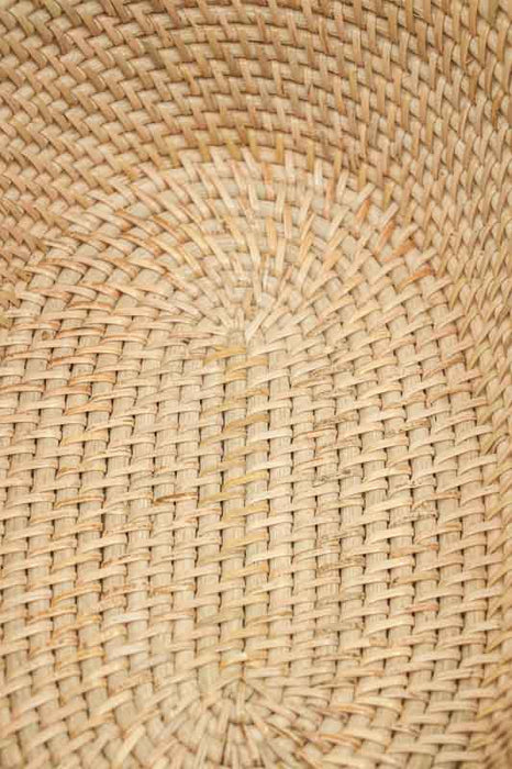 Korb bootförmig mit 2 Henkeln Rattan klein 36x13x13cm