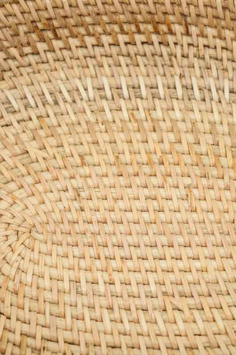 Korb bootförmig mit 2 Henkeln Rattan gross 41x27x14cm