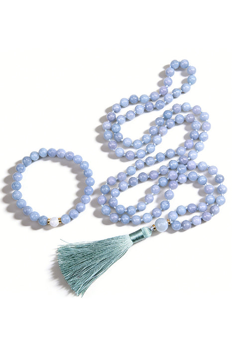 Bracelet 8mm Aquamarine 19cm