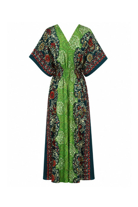 Dress long batwing sleeves rayon assorted - One Size